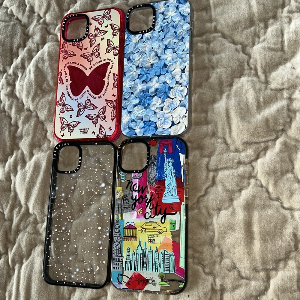 Casetify iPhone 14 plus cases a lot of four - Picture 2 of 4